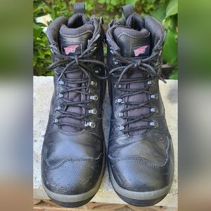 Red Wing Shoes Men's Black Tradesman 6" WP Work Boot Size US 12 6617